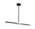 Matteo Lighting Lineare 2 Light Pendant in Combination Finishes Model: C64728MBCH