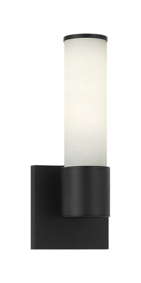 Matteo Lighting London 1 Light Wall Sconce in Black Model: S01401MB