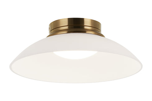 Matteo Lighting Luna in Aged Gold Brass Flush Mounts Model: M16401AGCL