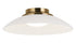 Matteo Lighting Luna in Aged Gold Brass Flush Mounts Model: M16411AGCL