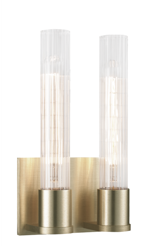Matteo Lighting Lyndon 2 Light Wall Sconce in Gold Model: S08502OG