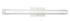 Matteo Lighting Magdele 2 Light Wall Sconce in Aluminum Model: S01135AL