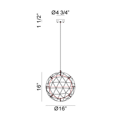 Matteo Lighting Manhattan Series in Chrome Chandelier Model: C48616CH