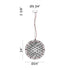 Matteo Lighting Manhattan Series in Chrome Chandelier Model: C48624CH