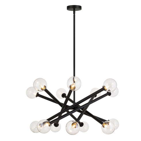 Matteo Lighting Matchstix in Aged Gold Brass Pendant Model: C64614AGCL
