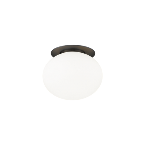 Matteo Lighting Mayu 1 Light Flush Mounts in Combination Finishes Model: X12101AGOP