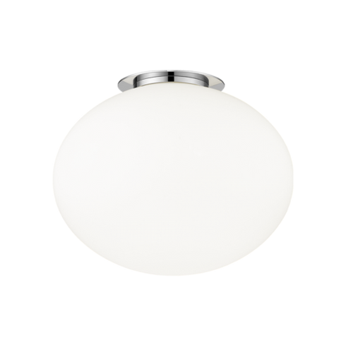 Matteo Lighting Mayu 1 Light Flush Mounts in Combination Finishes Model: X12121AGOP