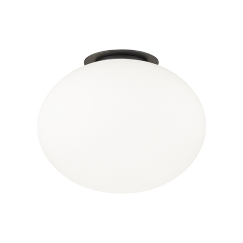 Matteo Lighting Mayu 1 Light Flush Mounts in Combination Finishes Model: X12121AGOP