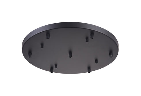 Matteo Lighting Multi Ceiling Canopy (Line Voltage) in Black Canopy Model: CP0107BK
