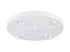 Matteo Lighting Multi Ceiling Canopy (Line Voltage) in White Canopy Model: CP0105WH