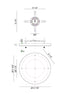 Matteo Lighting Multi Ceiling Canopy (Line Voltage) in White Canopy Model: CP0105WH