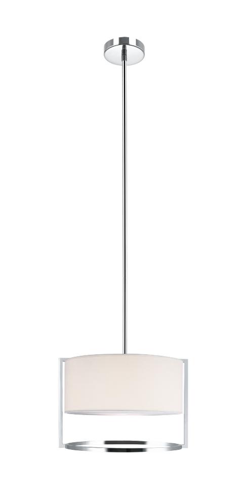Matteo Lighting Nagashi 2 Light Pendant in Chrome Model: C67602CHWH