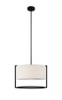 Matteo Lighting Nagashi 2 Light Pendant in Chrome Model: C67602CHWH