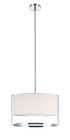 Matteo Lighting Nagashi 3 Light Pendant in Chrome Model: C67603CHWH