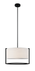 Matteo Lighting Nagashi 3 Light Pendant in Chrome Model: C67603CHWH
