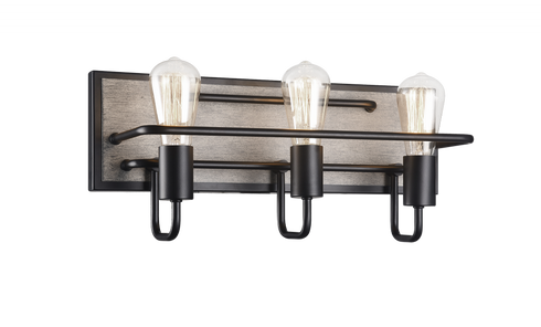 Matteo Lighting Napa 3 Light Wall Sconce in Brown Model: S06203WD