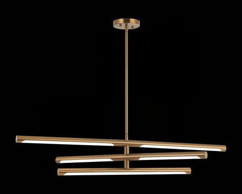 Matteo Lighting Novelle 3 Light Pendants in Black Model: C31490MB