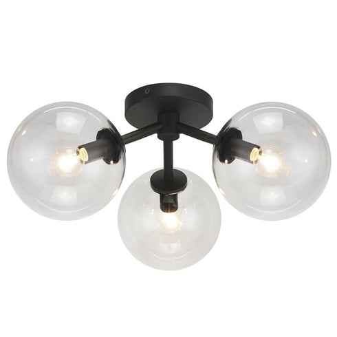 Matteo Lighting Novo in Aged Gold Brass Ceiling Mount Model: X81703AGCL
