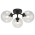 Matteo Lighting Novo in Aged Gold Brass Ceiling Mount Model: X81703AGCL