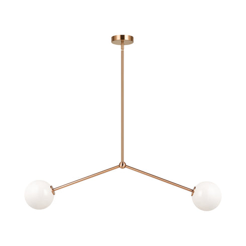 Matteo Lighting Novo in Aged Gold Brass Pendant Model: C81702AGCL