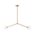 Matteo Lighting Novo in Aged Gold Brass Pendant Model: C81742AGCL