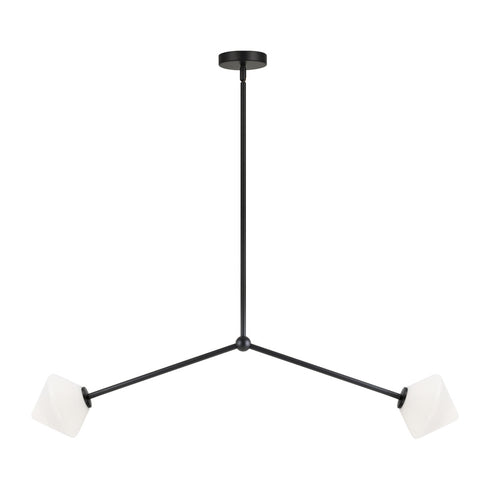 Matteo Lighting Novo in Aged Gold Brass Pendant Model: C81742AGCL