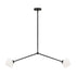 Matteo Lighting Novo in Aged Gold Brass Pendant Model: C81742AGCL