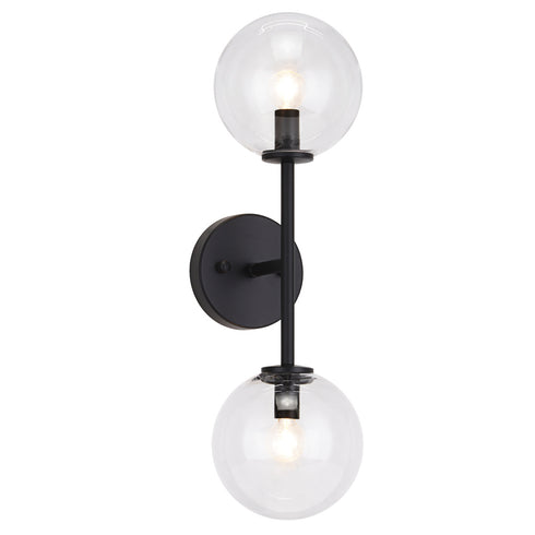 Matteo Lighting Novo in Aged Gold Brass Wall Sconce Model: W81702AGCL