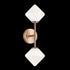 Matteo Lighting Novo in Aged Gold Brass Wall Sconce Model: W81742AGCL
