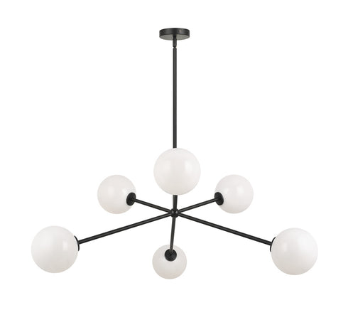 Matteo Lighting Novo in Black Pendant Model: C81706BKCL