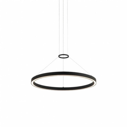 Matteo Lighting O'Hara 1 Light Chandelier in Black Model: C30824MB