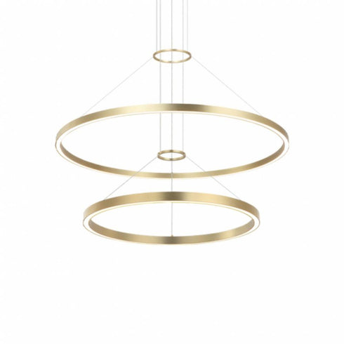 Matteo Lighting O'Hara 2 Light Chandelier in Gold Model: C30856BG