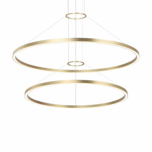 Matteo Lighting O'Hara 2 Light Chandelier in Gold Model: C30872BG