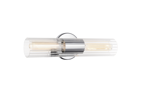 Matteo Lighting Odette 2 Light Wall Sconce in Black Model: S05401BK