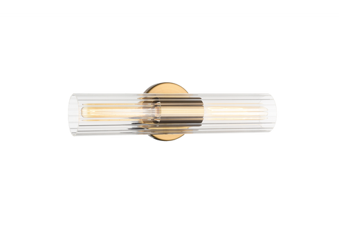 Matteo Lighting Odette 2 Light Wall Sconce in Black Model: S05401BK