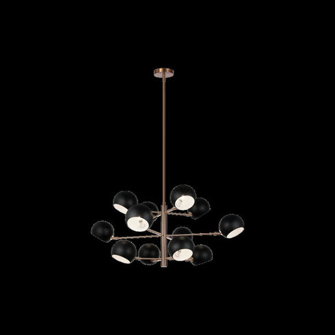 Matteo Lighting Orb in Matte Black Pendant Model: C31712MBAG