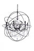 Matteo Lighting Orva Chandeliers 6 Light Chandelier in Bronze Model: C43306BZ