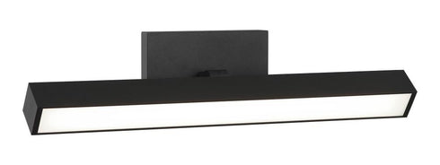 Matteo Lighting Parallel 1 Light Sconce in Black Model: S12918MB