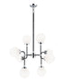 Matteo Lighting Particles in Aged Gold Brass Pendant Model: C58208AGCL