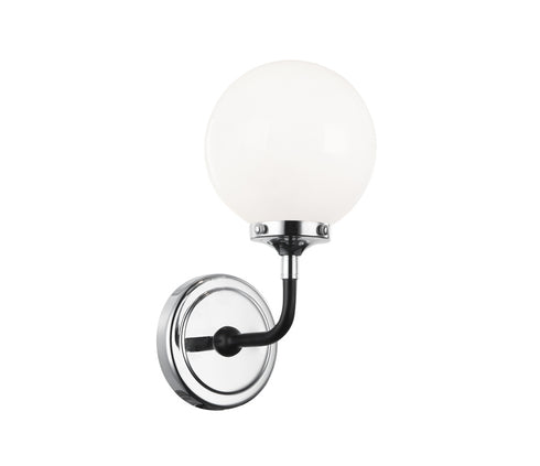 Matteo Lighting Particles in Aged Gold Brass Wall Sconce Model: W58201AGCL
