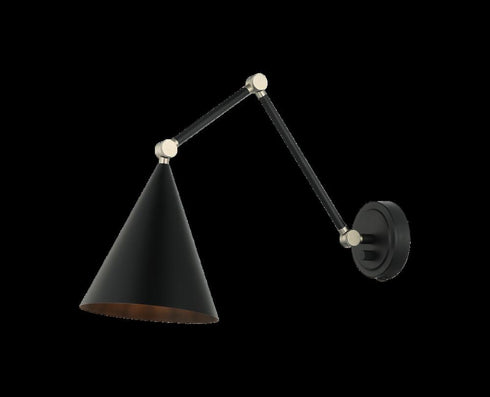 Matteo Lighting Pearson in Aged Gold Brass Wall Sconce Model: S16521AG