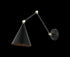 Matteo Lighting Pearson in Aged Gold Brass Wall Sconce Model: S16521AG