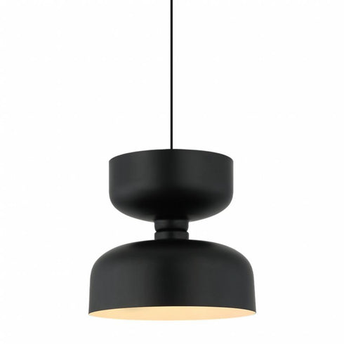 Matteo Lighting Pedestal 1 Light Pendants in Black Model: C71101BK