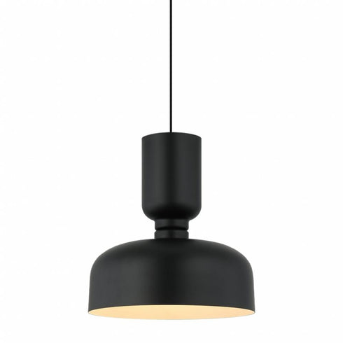 Matteo Lighting Pedestal 1 Light Pendants in Black Model: C71102BK