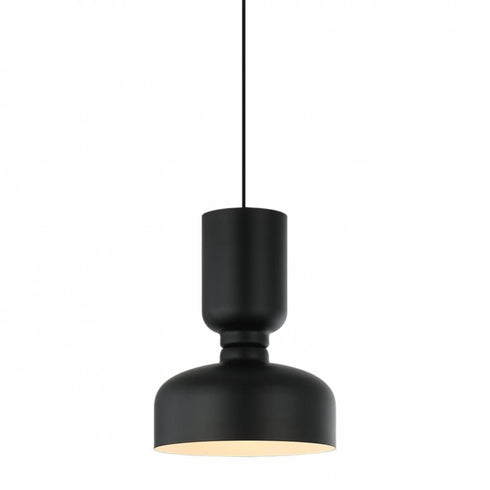 Matteo Lighting Pedestal 1 Light Pendants in Black Model: C71103BK