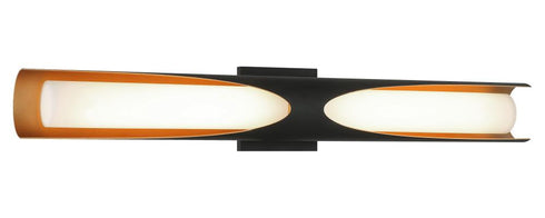 Matteo Lighting Pedro 2 Light Sconce in Black Model: S12330MB