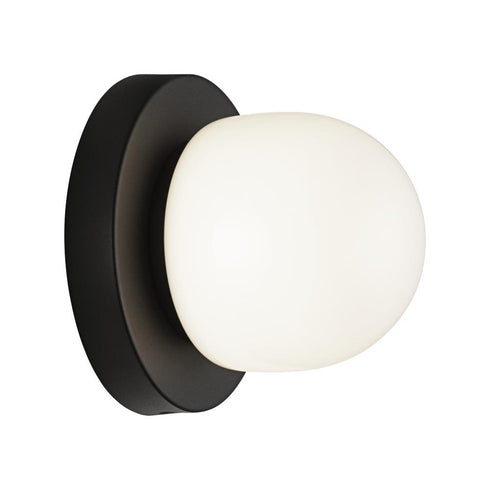 Matteo Lighting Pizzazz 1 Light Wall Sconce in Black Model: S14501MB