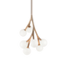 Matteo Lighting Rami 7 Light Chandelier in Black Model: C81507BKOP