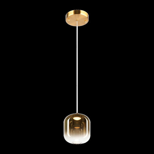 Matteo Lighting Refrax in Aged Gold Brass Pendant Model: C37401AGAG