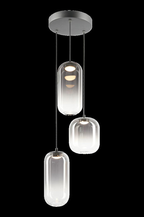 Matteo Lighting Refrax in Aged Gold Brass Pendant Model: C37403AGAG